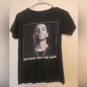 Drake 2013 Nothing Was The Same Photo Portrait Tee T Shirt womens xs
